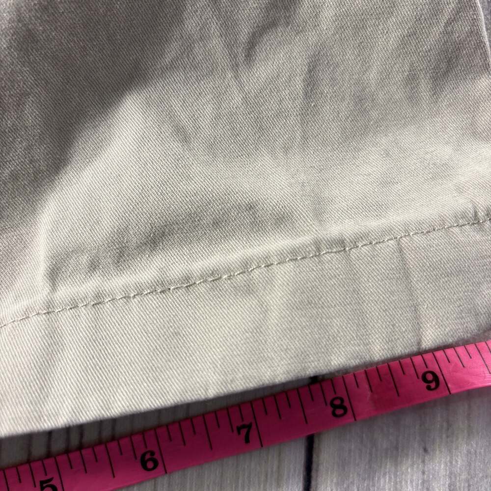 True Craft Men's Size 30 Waist Tan Khaki Flat Front Chino Shorts - Picture 7 of 7